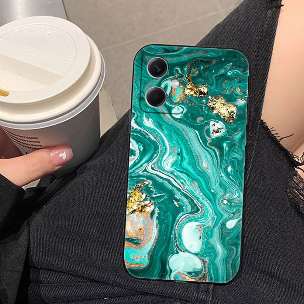 Watercolor Painting Marble Phone Case For Redmi Note 15 14 13 12 12S 11 11T 11S 10 9T 9 Pro TPU Case Funda DIY Shell Capa Cover