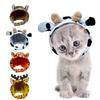 Pet Hat Cute Animal Shaped Headwear Pet Photo Props Suitable for Cats and Dogs