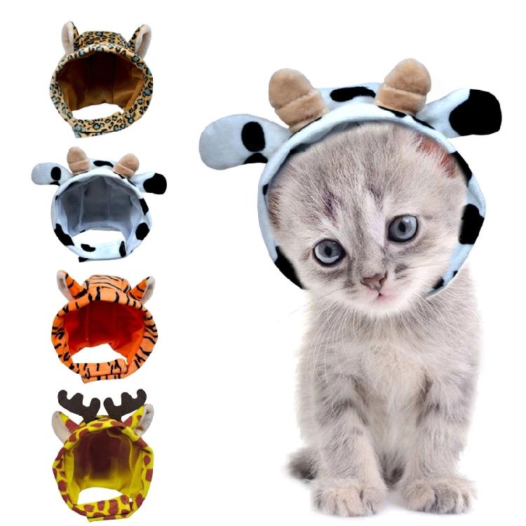 Pet Hat Cute Animal Shaped Headwear Pet Photo Props Suitable for Cats and Dogs