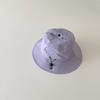 Kids Solid Quick Dry Bucket Hat Spring Summer Wide Brim Sun Protection Foldable Candy Outdoor Fishing Cap