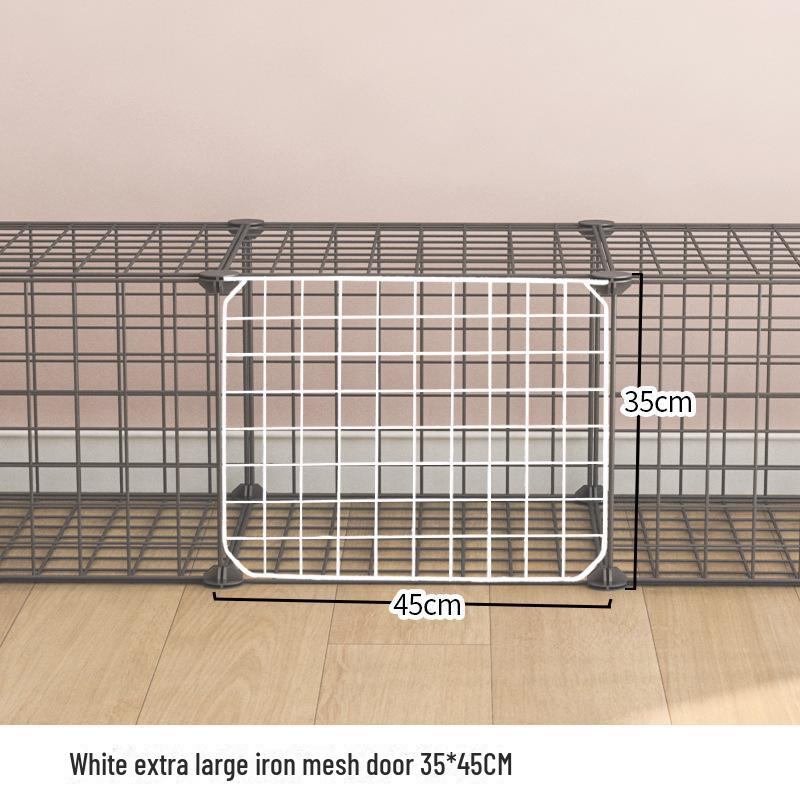 DIY Pet Cage Assembly: Versatile Wire Mesh Fence for Cats, Dogs, Rabbits, and More