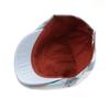 Spring Summer Color Plaid Newsboy Caps Men Polyester Flat Peaked Cap Women Painter Beret Hats 12
