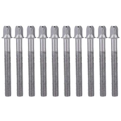 10 Pcs Drum Tension Rods Screws Metal Drum Tight Screws Replacement Drum Blot