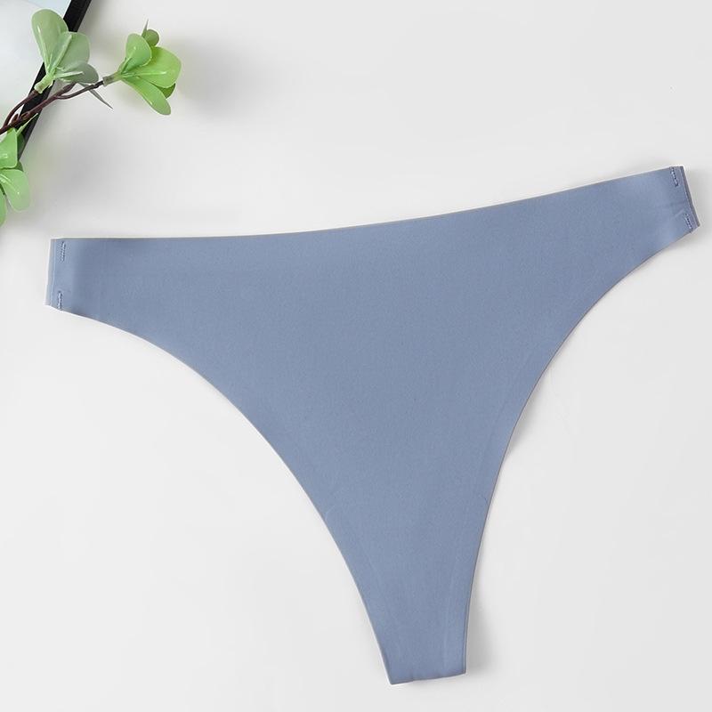 Women s Plus Size Ice Silk Seamless Breathable Low-Waist Maternity Triangle Pants M