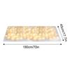 Christmas Snow Blanket With Led Light Christmas Village Snow Blanket With Lights Fake Mat Tablecloth Folding Spacious