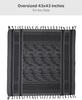All-Cotton Camouflage Jacquard Arab Headscarf and Shawl
