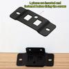 4Pcs 90 Degree Fixing Buckle Metal Furniture Laminate Connector Bracket  Hardware Accessories