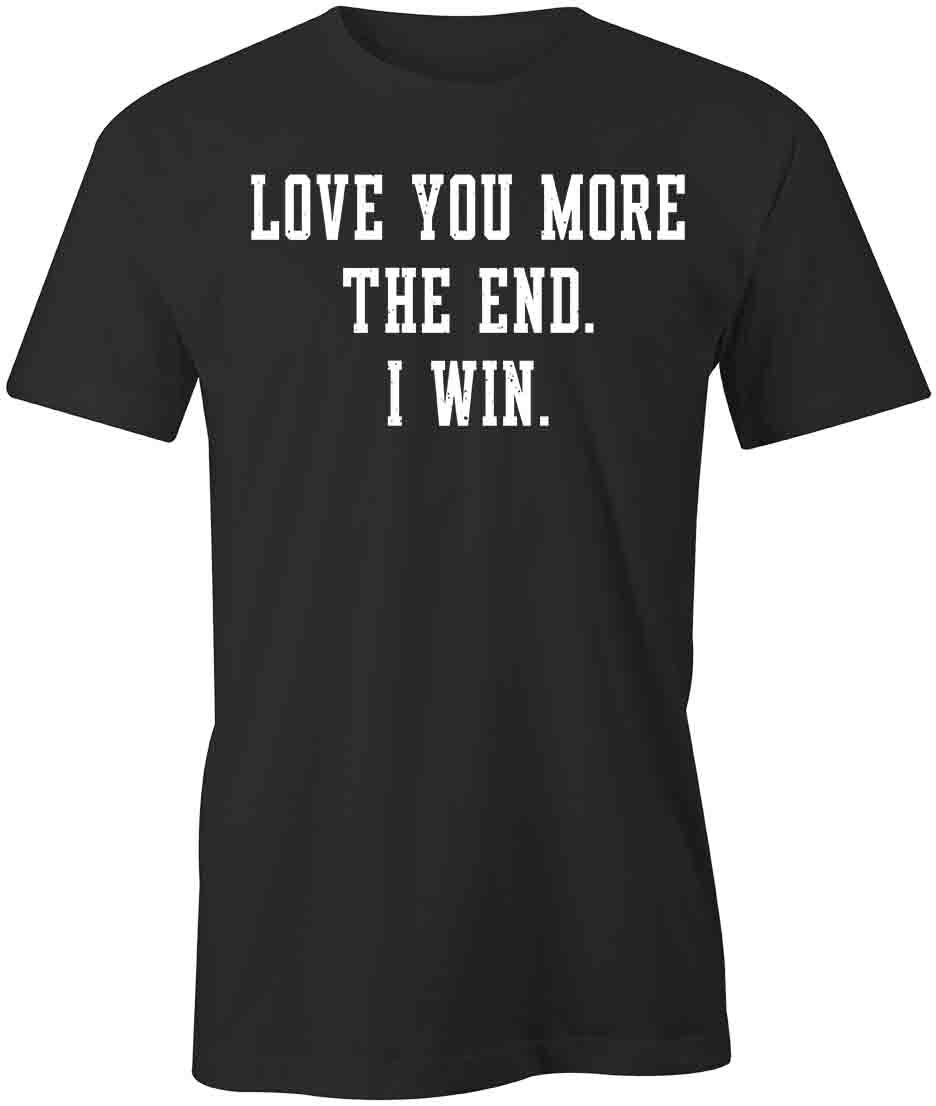 LOVE YOU MORE TShirt Tee Short-Sleeved Cotton VALENTINES CLOTHING S1BSA540 M