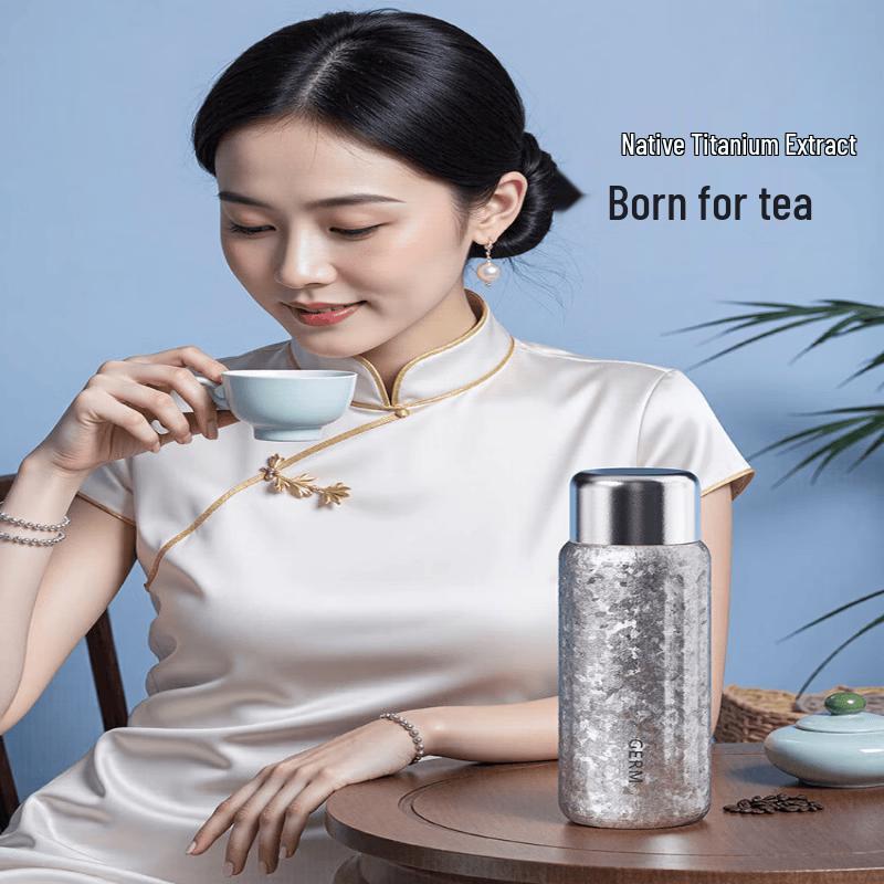 Germ 500ML Pure Titanium Smart Temperature Display Insulated Bottle