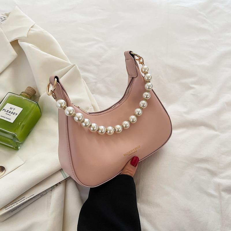 Summer Women Shoulder Bag Fashion Leisure Chain Crossbody Underarm Bags Premium Texture Soft PU Leather Handbag Female