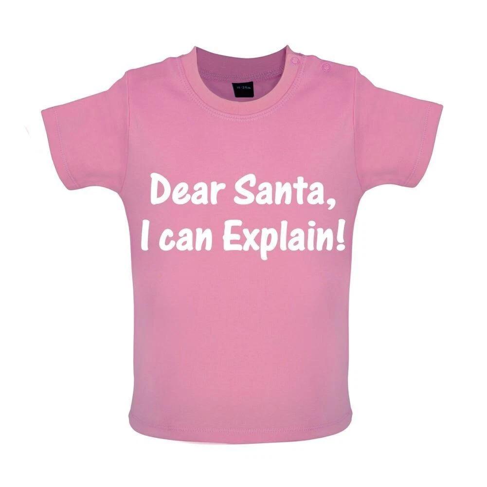 

Dear Santa Claus, i Can Explain Kids Baby Kids Boys Girls Unisex T-Shirt / Bodysuit - Secret Christmas 140
