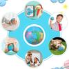 Mini foam earth extrusion toy Soft sponge earth world map ball world map toy Children adult decompression novelty toy