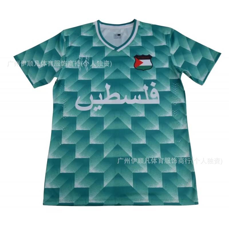 Palestinian Football Jersey 2425 Home Away Kit Adult Kids Soccer Shirt Breathable Sport Wear