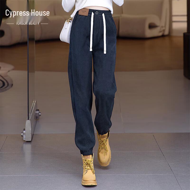 

Sibaisha Women s Drawstring Slimming Casual Long Pants - Fall 2025 L