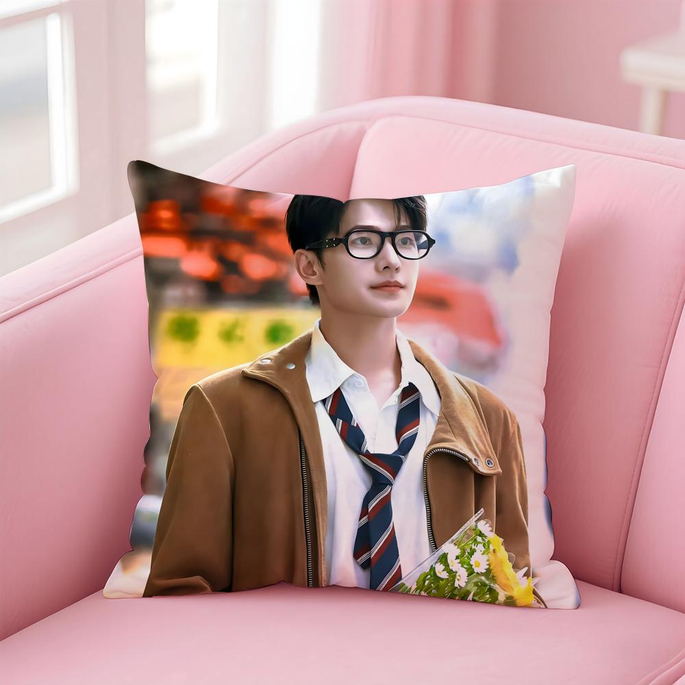 actor handsome YYang Yang Cushion Cover Pillow Case Soft Skin Friendly Fabric  Concealed Zipper