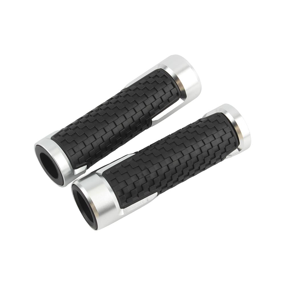 7/8" 22mm Motorcycle Handle Grips CNC Aluminum For Vespa Yamaha Honda Suzuki Kawasaki Universal Handlebar Scooter Tuning Parts