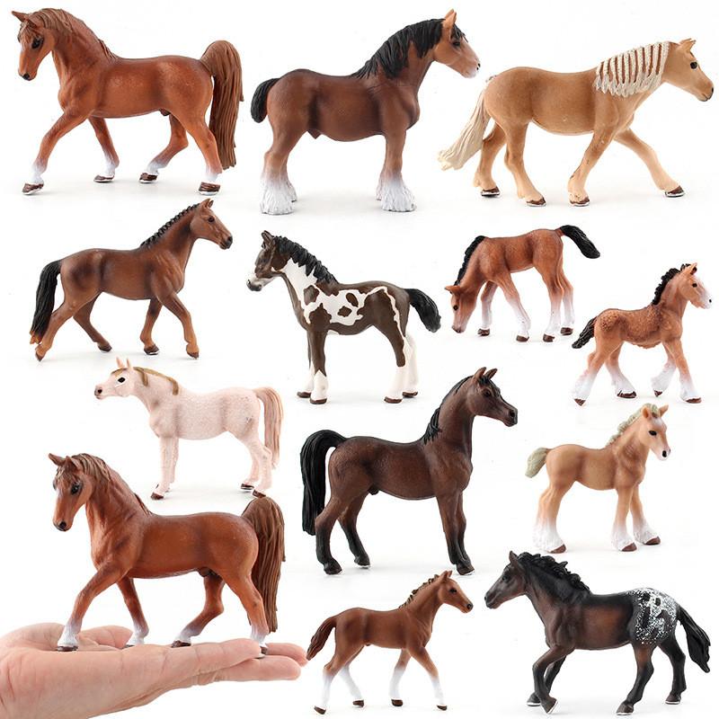 Realistic Pvc Wild Horse Model Collection Featuring Majestic Breeds For Home Decor