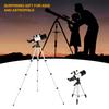 70mm Astronomical Telescope 150X High Power Monocular Telescope Refractor Spotting Scope with 5*24 Finder Scope Tripod Moon Filter 3X Barlow Lens for