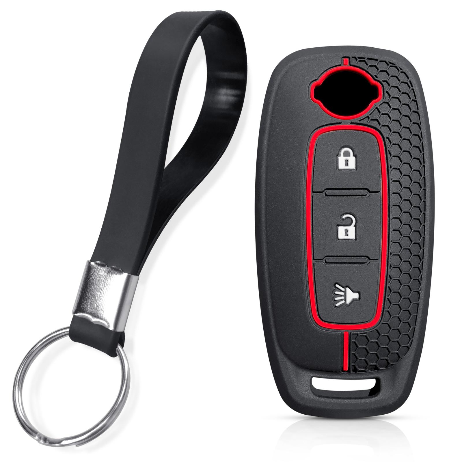 

Silicone key Cover Case for Nissan Versa X-Trail T33 Serena Rouge keyset, silicone Car keyring, Key Case protector keyshell