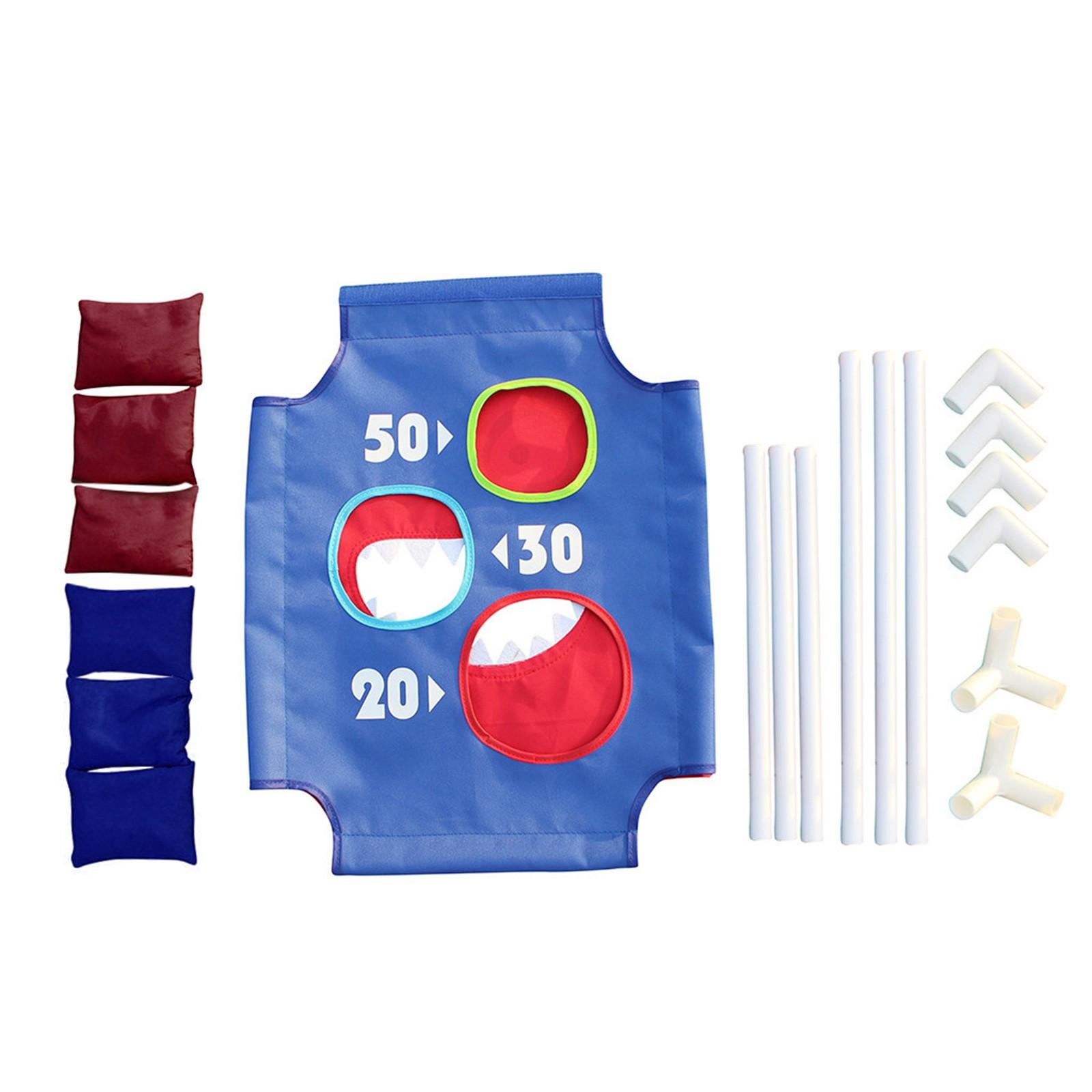 

(H2O)Премиальный набор мешков с песком: в него входят 1 портативная шахматная доска и 6 мешков с песком для игры в помещении. красный