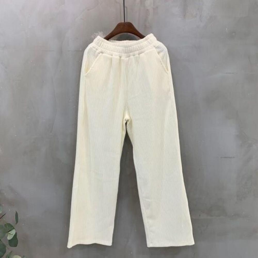 C S In The Room Velour Corduroy Wide pantS 4Color Nk Bp 001