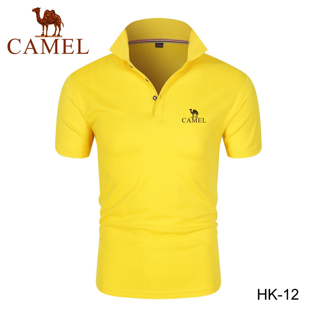 

2024 весна/лето новая мужская быстросохнущая рубашка поло с вышивкой рубашка поло деловая повседневная рубашка поло L жёлтый