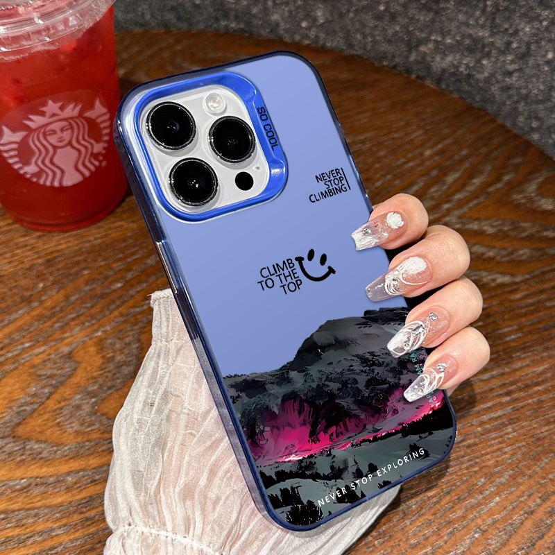 Applicable To Apple 11promax Mobile Phone Case iPhone11 Series Men's 11Pro Advanced Sense 11 Mountains and Snow Mountains