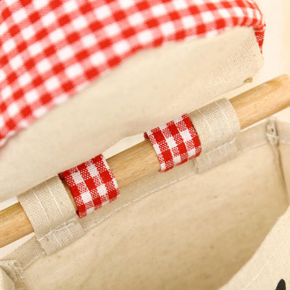 Home Hanging Storage Bag Cute Basket Container Wall Door Pocket Pouch Decoration
