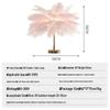 Nordic Ostrich Feather Floor Lamp - Bedroom & Living Room Decorative Light