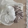 [set]MOCHA MOUSSUE FRILL HAIR SHUSHU SCRUNCHIE Set