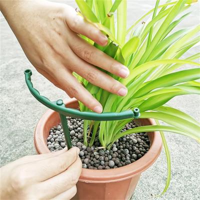 12/2 stücke Kunststoff Pflanzenstützpfahlrahmen Gewächshausanordnung Fester Stangenständer Blumenreben Kletterhalterung Gartenbedarf