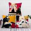 vintage manga emma aleksander V-Veil Kotteri cushion cover soft Pillow Case for Sofa Living Room Home Decor Protective Covers