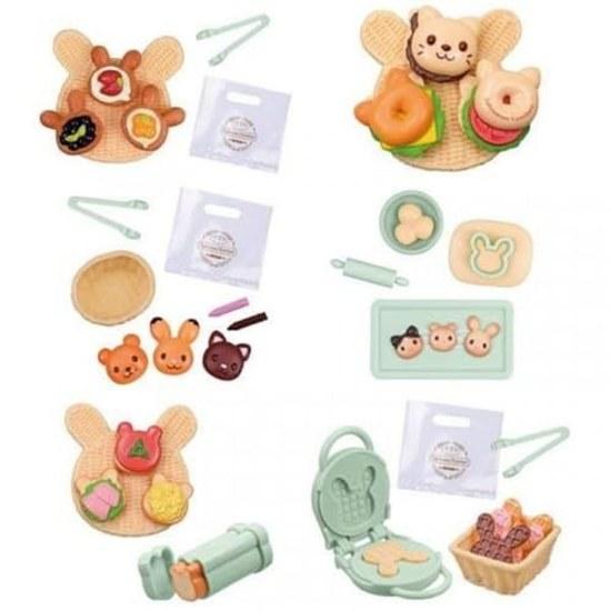 

Tarin International Sylvanian Families Forest Busy Bakery Complete Set 6 Types Gacha Capsule Toy