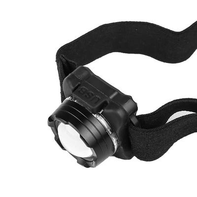 LED Stirnlampe Eingebauter Akku USB Wiederaufladbare Stirnlampe COB Tragbare Kopflampe Taschenlampe Wasserdicht Aluminium Weiß Rot Beleuchtung