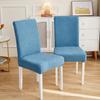 Washable Jacquard Chair Covers Stretch Elastic Pure Color Seat Covers for Home Decor