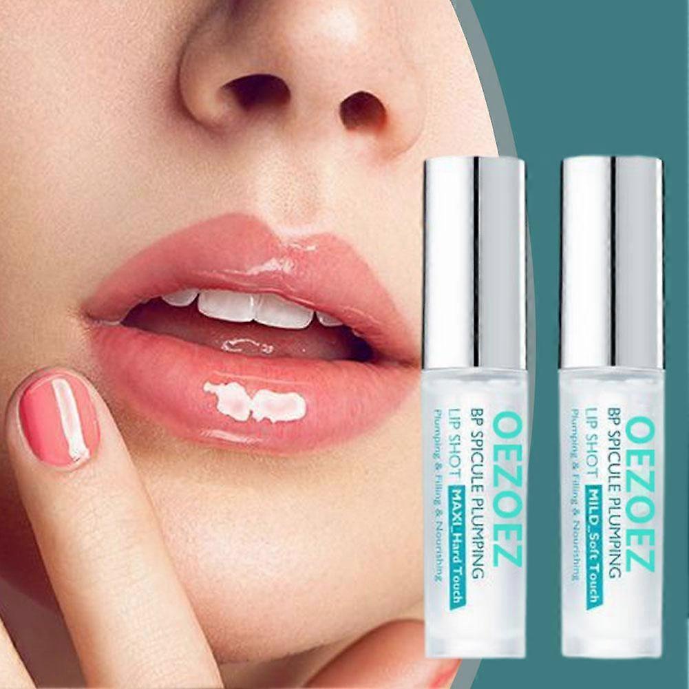Moisturizing Lip Plumping Lip Balm with Natural Plant Essences for Soft, Glossy Lips, Portable 4ml Size