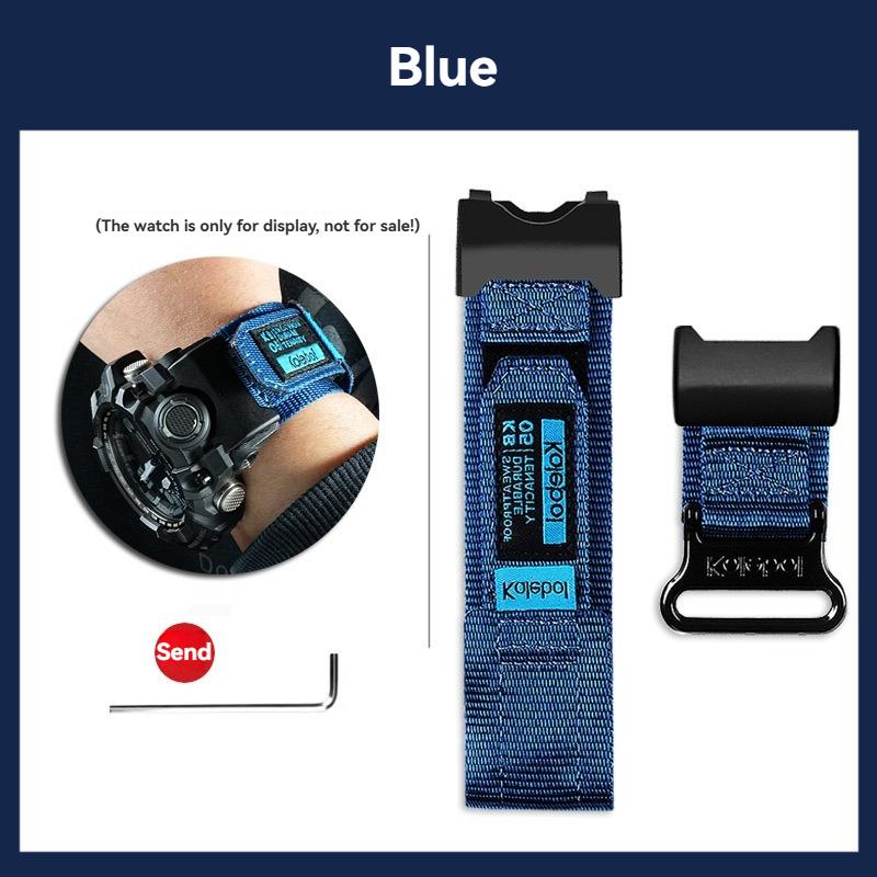 GWG-1000 Canvas Watchband Men For Casio G-SHOCK 5463 first generation GWG-1000GB-1A/4a Modified Nylon Watch Strap Bracelet
