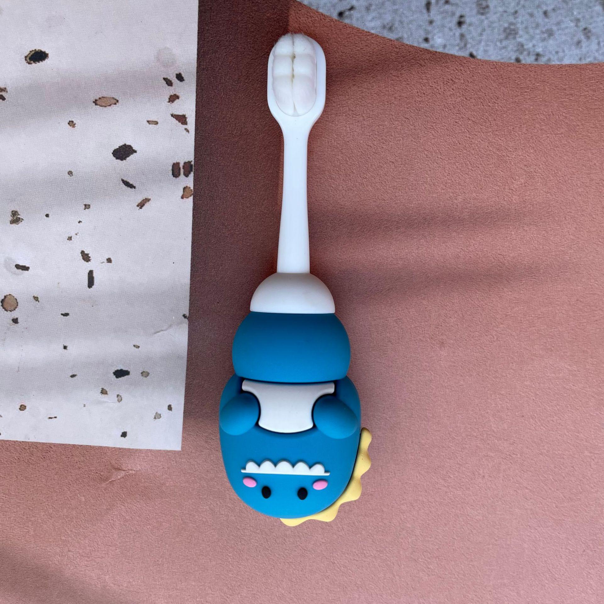 Dinosaur Baby Soft Bristle Toothbrush - Single Pack for Ages 1-3 Years