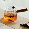 Fulinz Transparent Glass Teapot with Filter