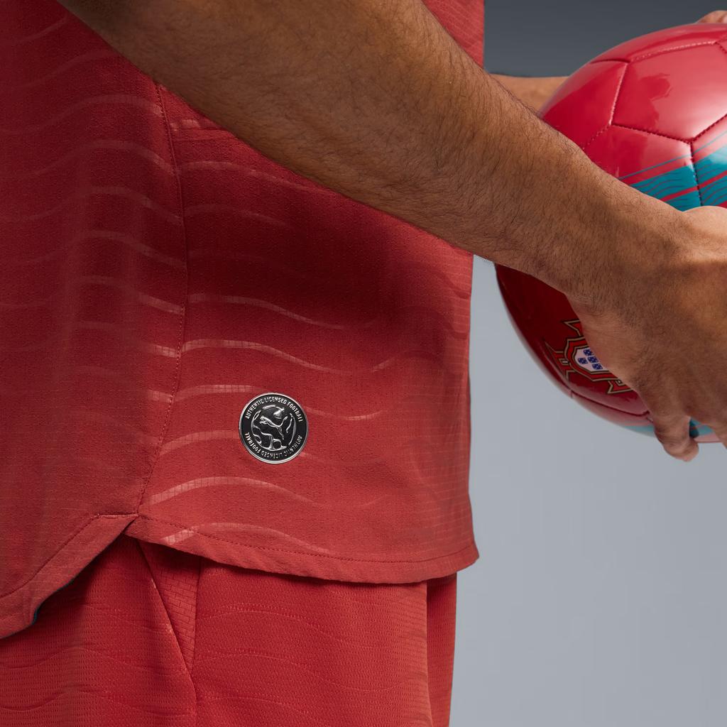 Puma FW25 Portugal Authentic Home Lightweight Short Sleeve Football Jersey Men tops 783276-01