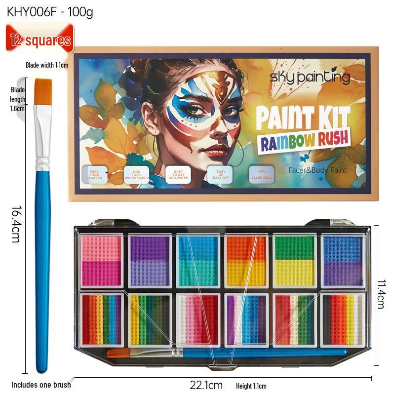 Children's Water-Soluble Face and Body Painting Set