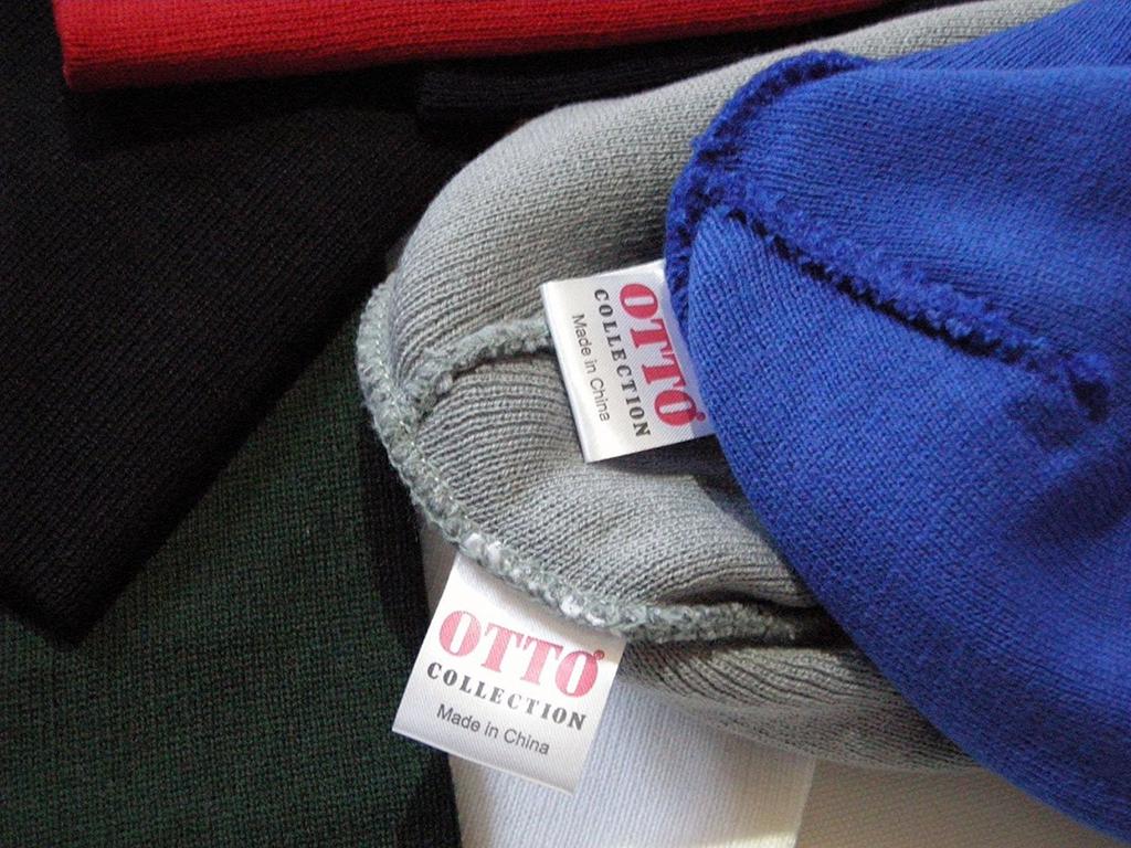 Otto Single Solid Cotton Knit Cap (Maroon/Wine)