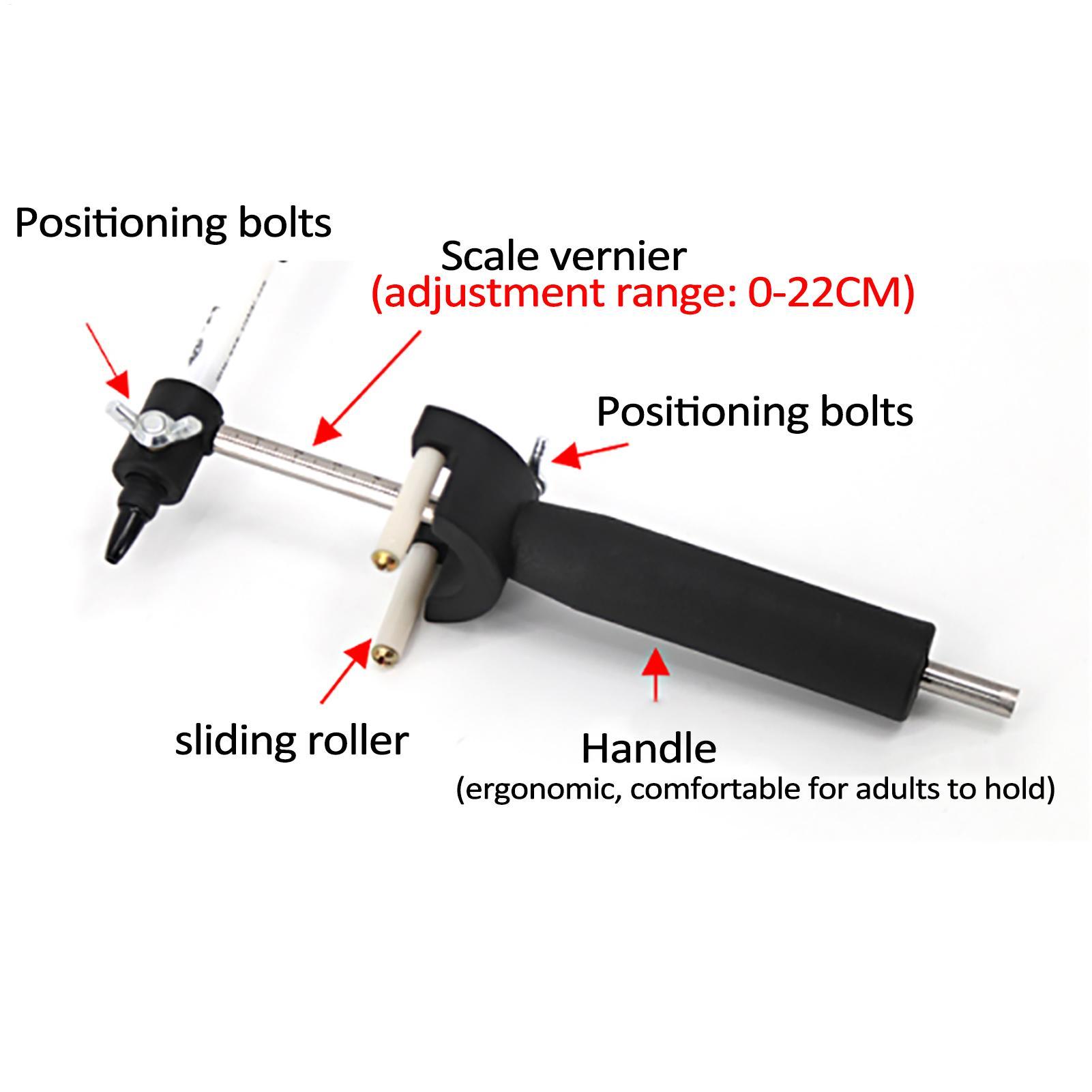

Body Line Tool Adjustable Precision Wheel Adjustable Precision Dual-purpose Parallel Line Drawing Sliding Mark Scraper For Car China Mainland