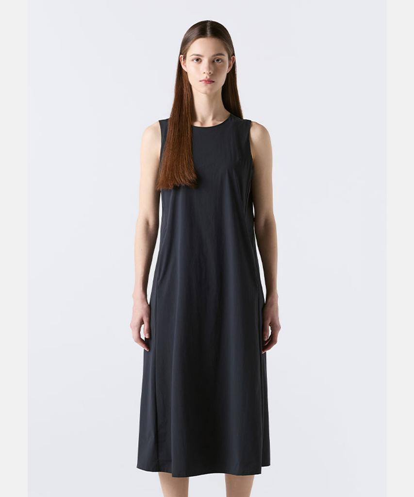 DESCENTE Women'S Dualis Woven Dress Black Sr222Dop41