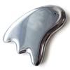 Terahertz Mineral Feather-shaped Gua Sha Plate, 99.999% Purity, for Facial Massage