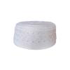 Men Hat Vintage Ethnic Flat Top Round Embroidery Head Decoration Firm Stitching Turkish Jewish Holiday Wear Cap Headwear