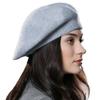 Womens Winter Beret Hat Knitted Beanie Cap Autumn Winter Hat French Classic Beret