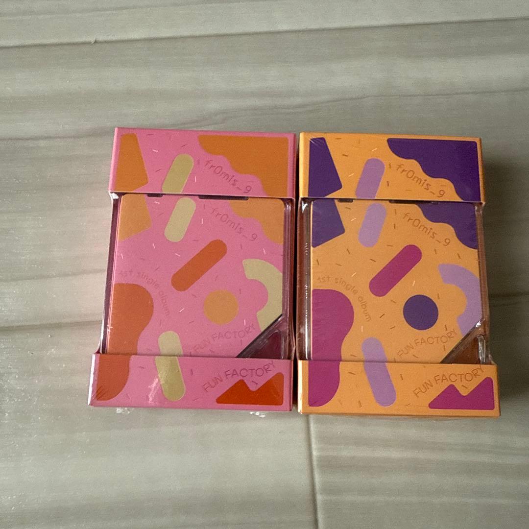 

[USED] 2 pieces fromis_9 Korean version Fun Factory 1st Single