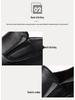 Men's High Heel Leather Shoes - 6CM and 8CM Height Options, Genuine Leather, Trendy Pointed Design
