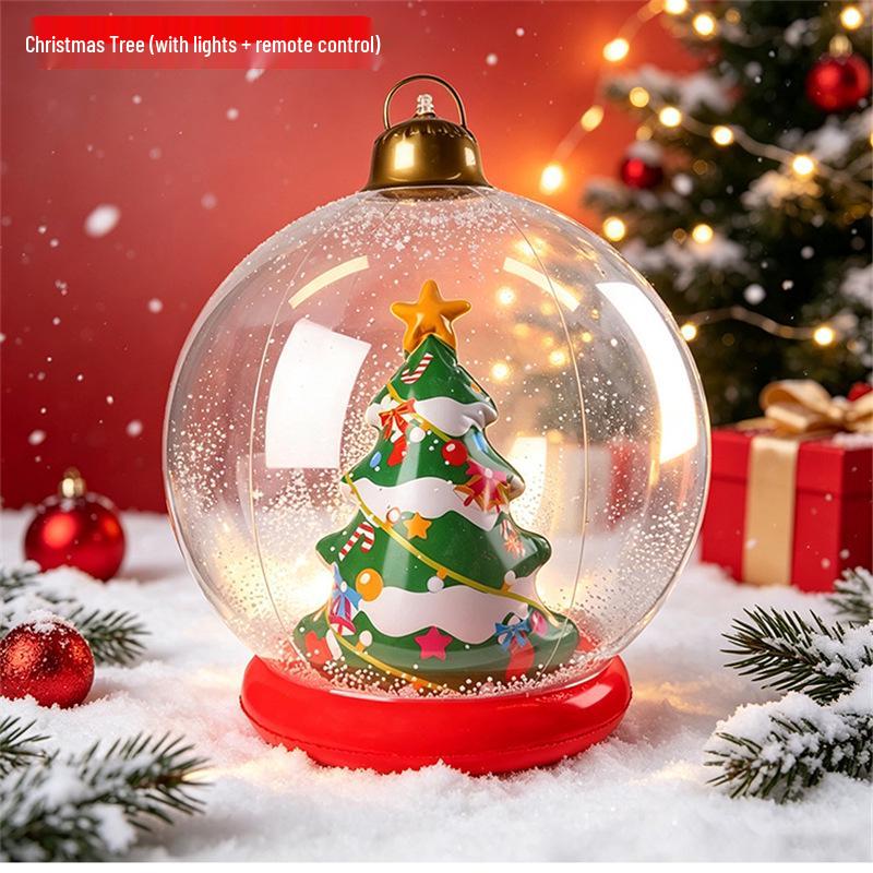 Inflatable PVC Christmas Tree Ball Decorations